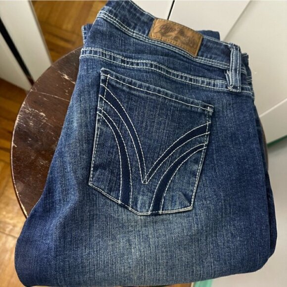 PEPE Jeans London Sanded Embroidered Pockets Blue 28 - Picture 9 of 9